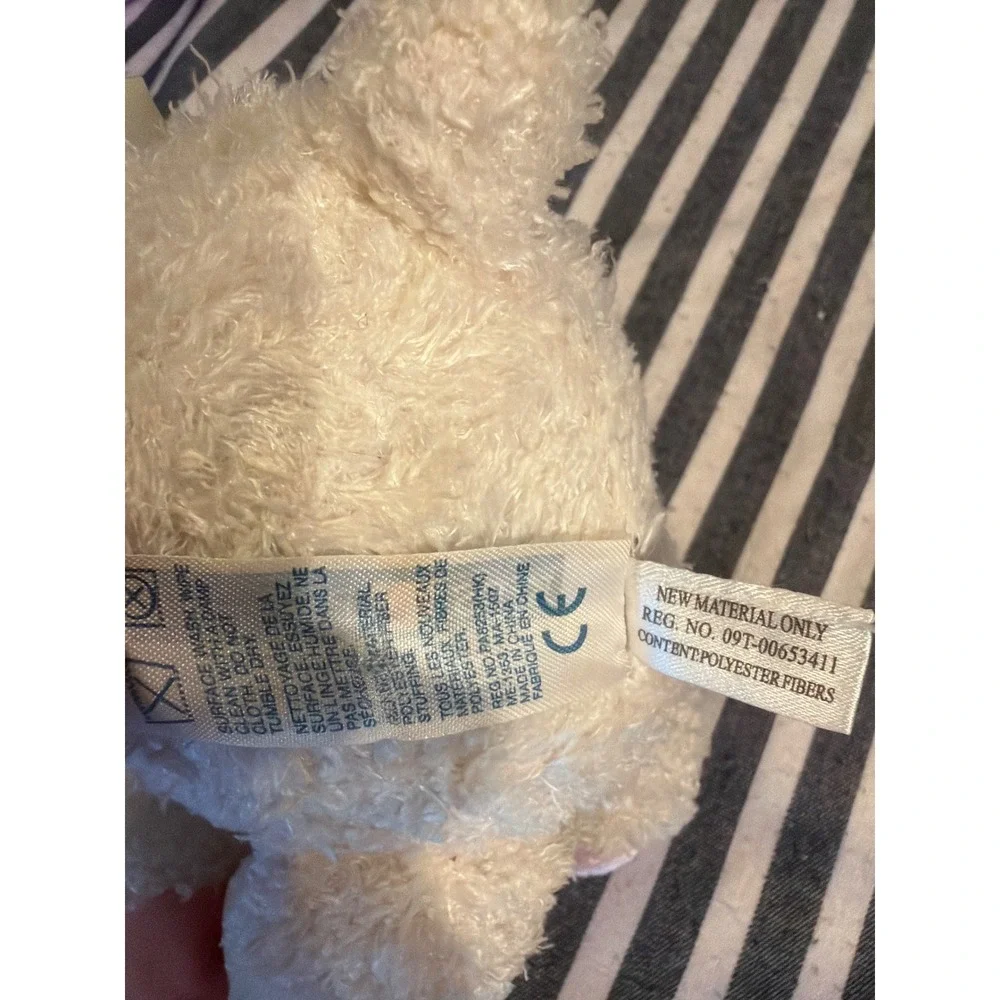 Kids Preferred Musical Wind Up Lamb Plush 2004 Cream Pink Nursery Toy 8